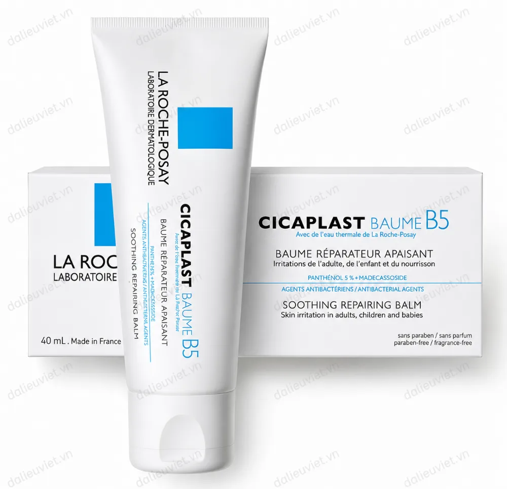 B5+ La Roche-Posay Cicaplast Baume Kem bôi phục hồi và dịu da  40ml