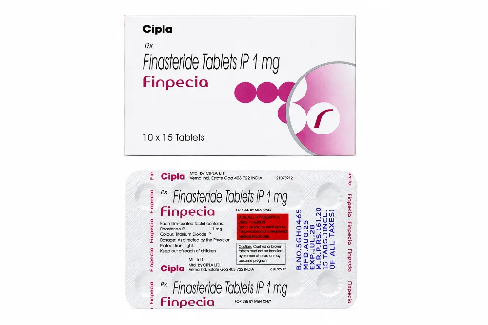 Finpecia (Finasteride 1mg) (Thuốc kê đơn) Hộp 150 viên