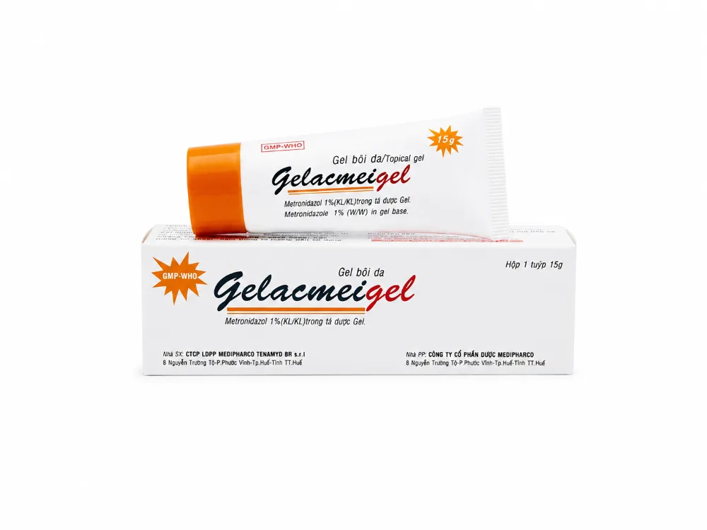 Gel Gelacmeigel điều trị mụn mủ viêm, các bệnh nhiễm khuẩn ngoài da 1%