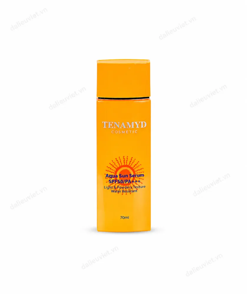 Tinh chất chống nắng dạng nước - TENAMYD AQUA SUN SERUM SPF50/PA+++/ Tuýp/ 70ml