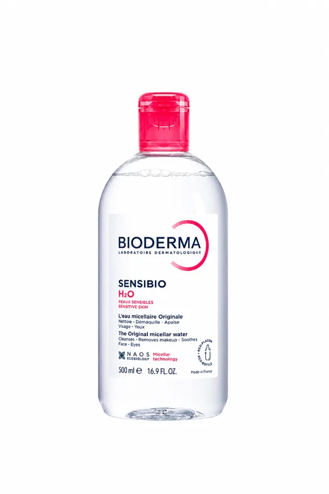 Nước tẩy trang Bioderma Sensibio H2O (hồng) cho da nhạy cảm 500ml
