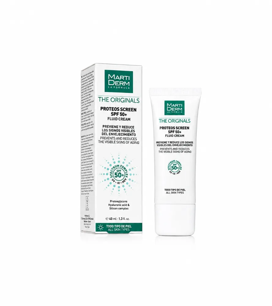 Kem Chống Nắng Phổ Rộng MartiDerm The Originals Proteos Screen SPF50+ Fluid Cream