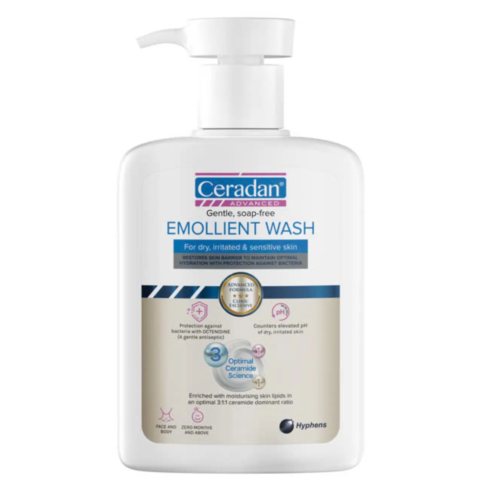 Ceradan Advanced Wash 280ml - Gel lau rửa