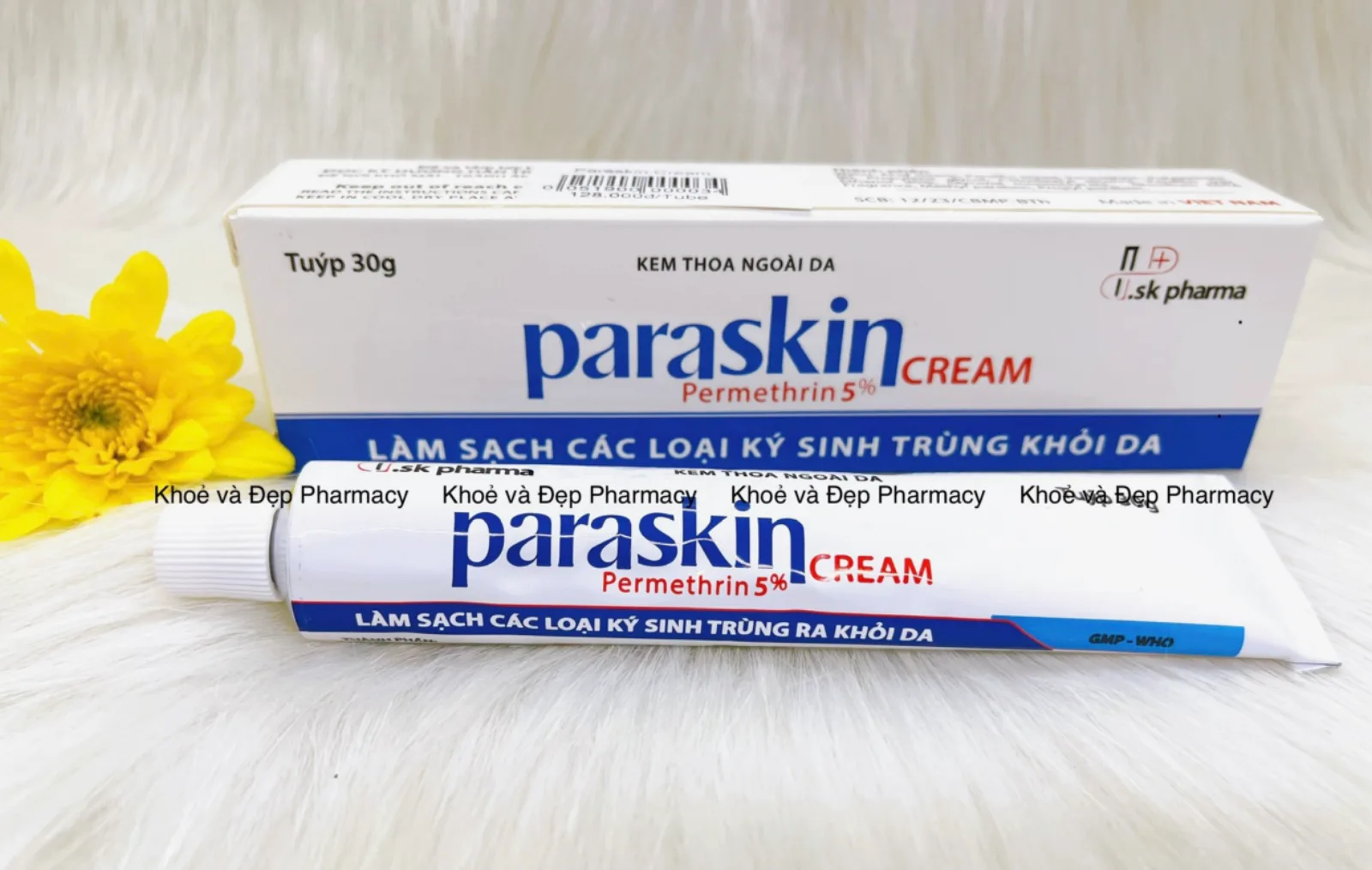 Paraskin Cream – Thuốc bôi điều trị ghẻ, ký sinh trùng