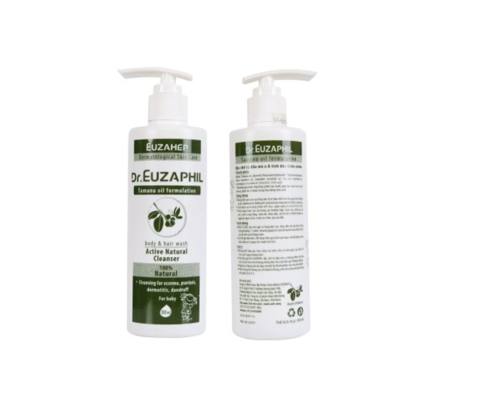 Sữa tắm gội Dr.Euzaphil Active natural cleanser (Trẻ em)