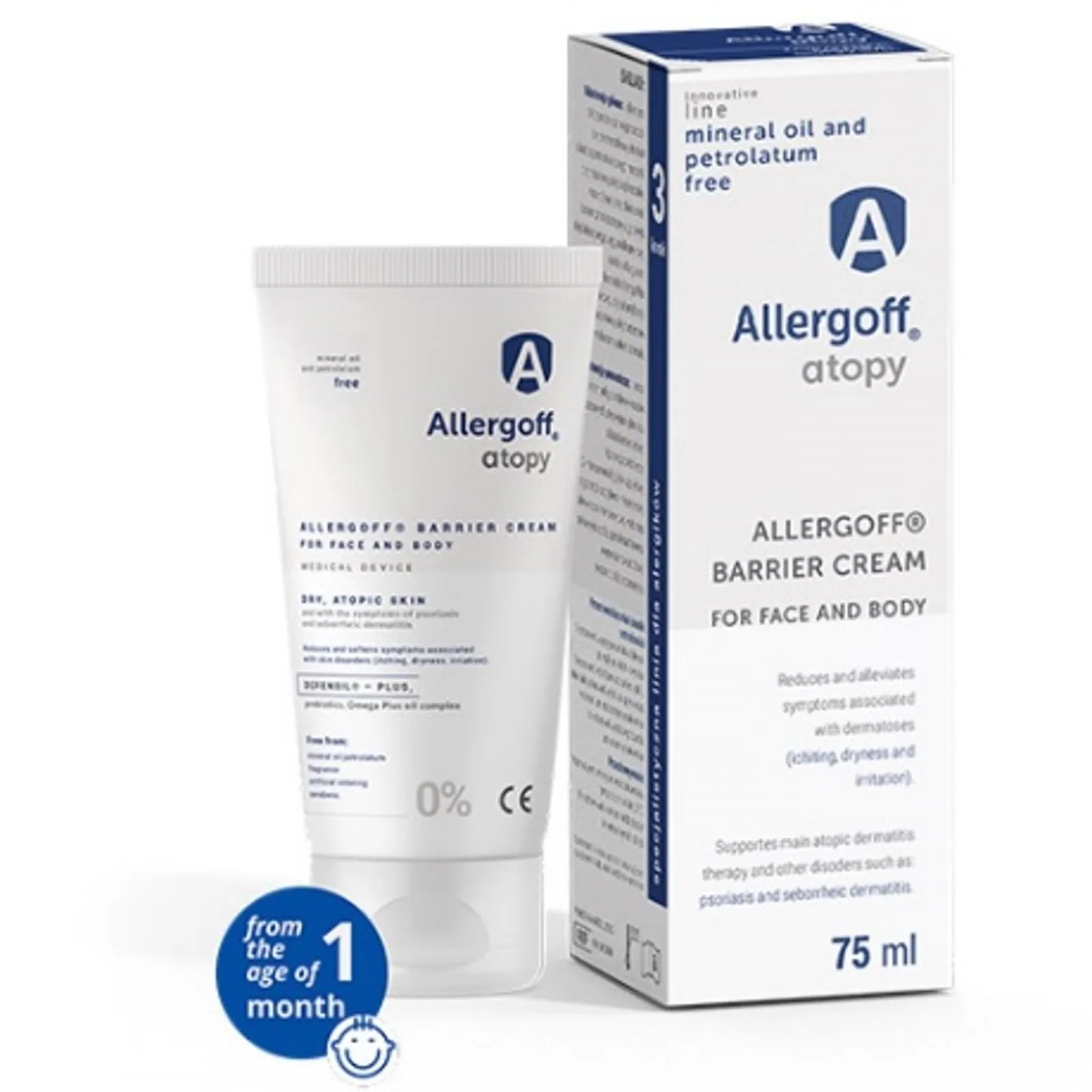 Allergoff atopy - Kem dưỡng ẩm mặt và cơ thể 75ml