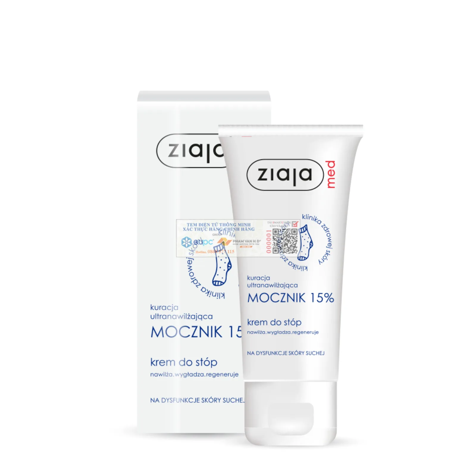Ziaja Med 15% Urea Cream 100ml - Kem mềm da 15% urê