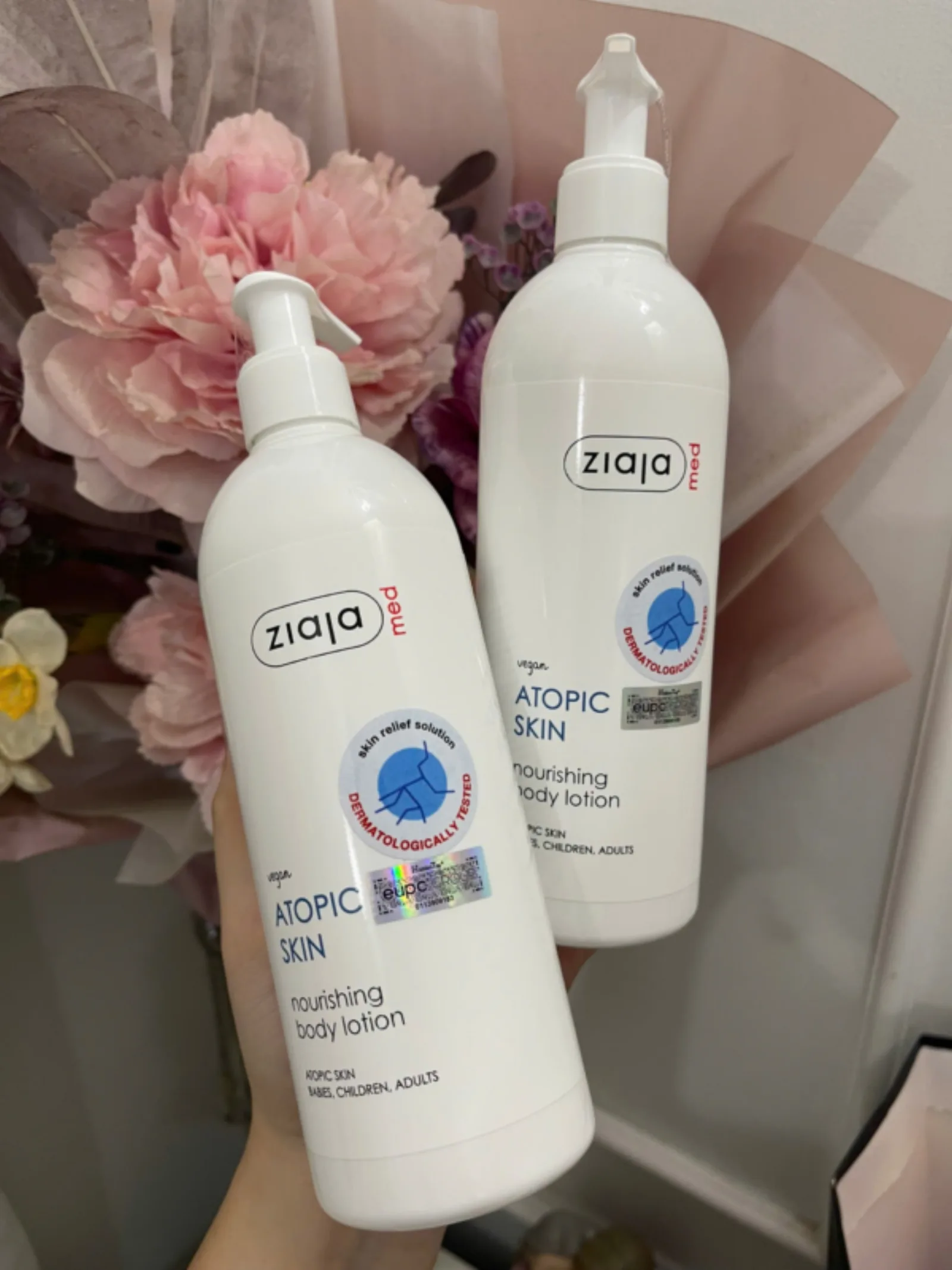 Ziaja Med Atopic Skin Dermatological Formula Body Lotion Nourishing 400ml - Nhũ tương mượt da toàn thân 1% Urê