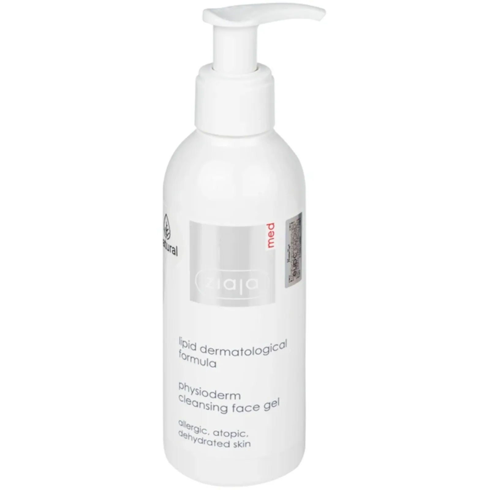 Ziaja Med Lipid Dermatological Formula Physioderm Cleansing Face Gel 200ml - Gel lau/rửa da sinh lý