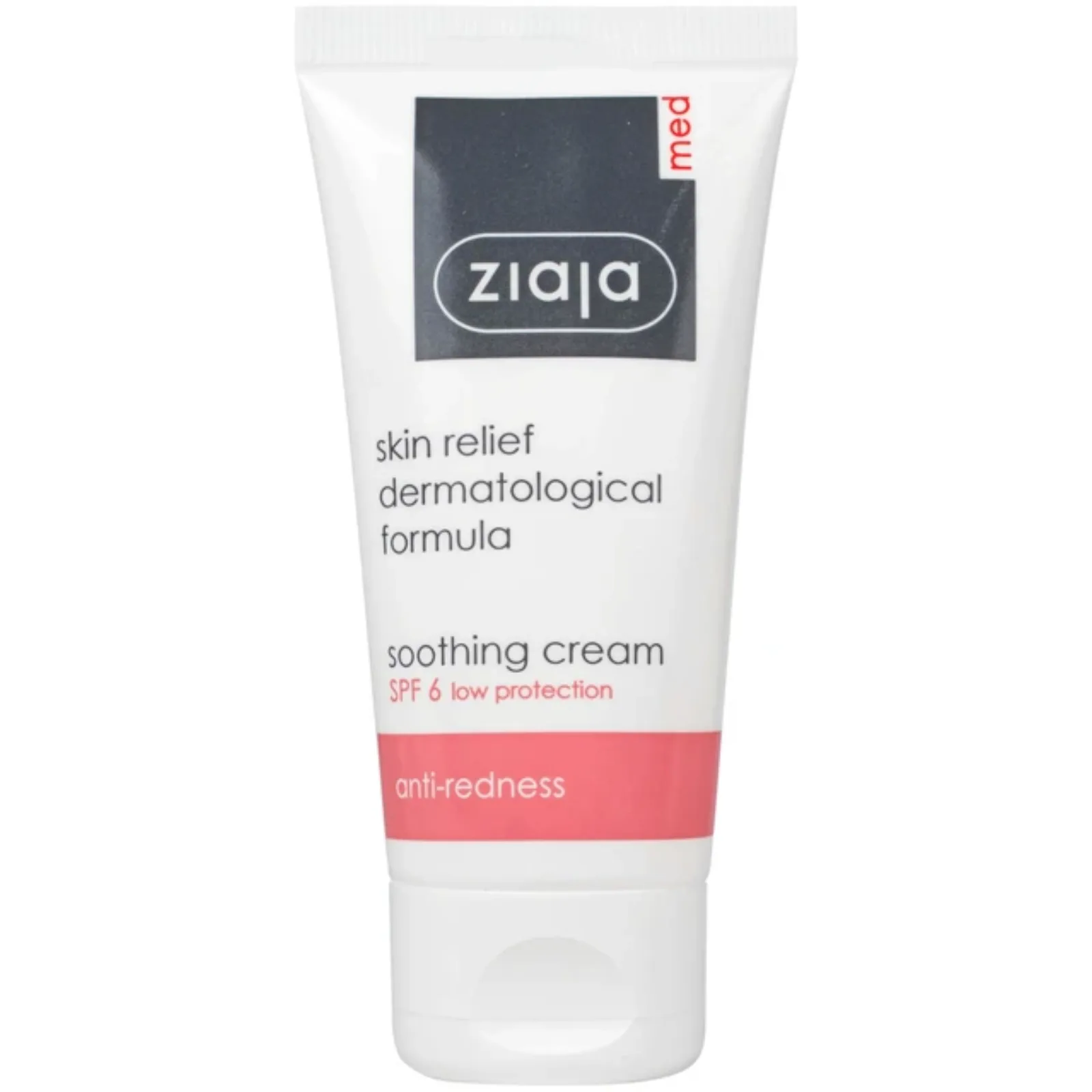 Ziaja Med Skin Relief Dermatological Formula Soothing Cream Anti-Redness 50ml - Ziaja Med Kem dịu nhẹ ngừa mẩn đỏ